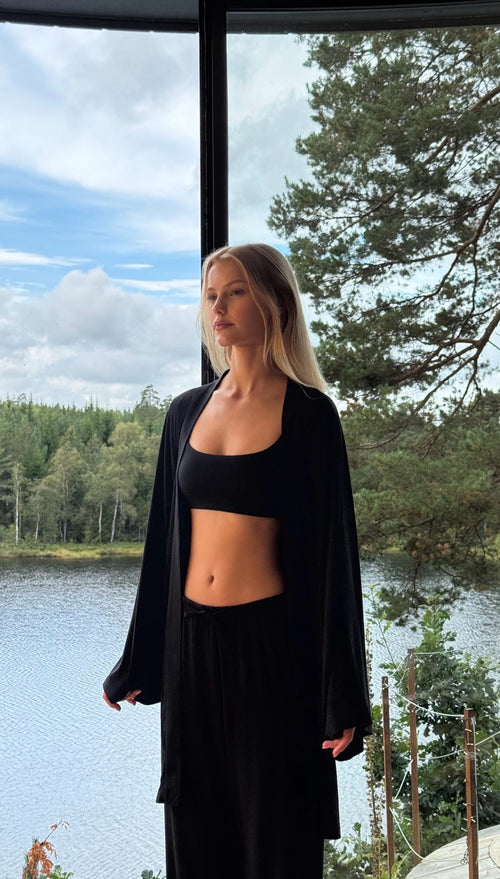 Ivorie Studio Cloud Lounge Bralette - Black