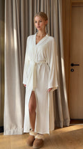 Ivorie Studio Cloud Lounge Robe Long  - Offwhite