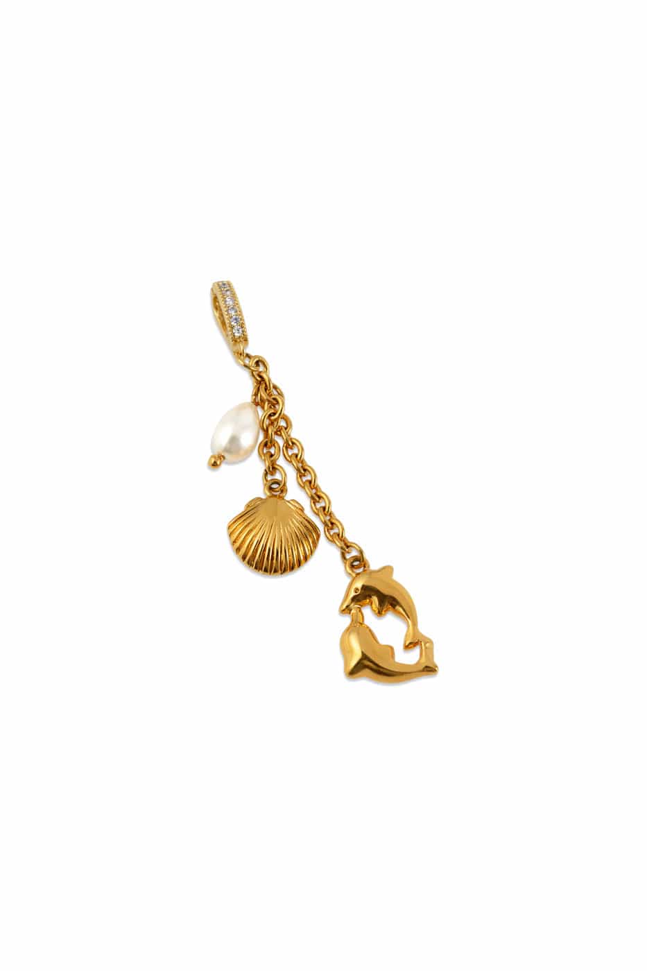 Ivorie Studio 18k real gold plated Dolphin Bikini Jewellry