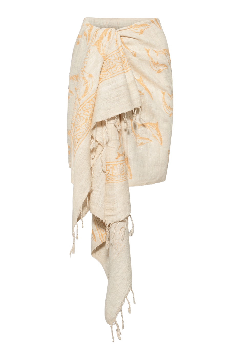 Ivorie Studio Dolphin Sarong - Cream