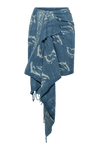 Dolphin Sarong - Vintage Blue