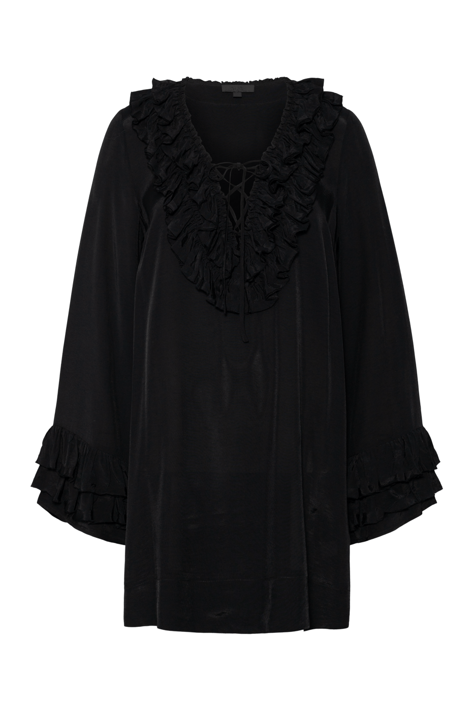 Ivorie Studio Dress Riviera Frill Dress - Black