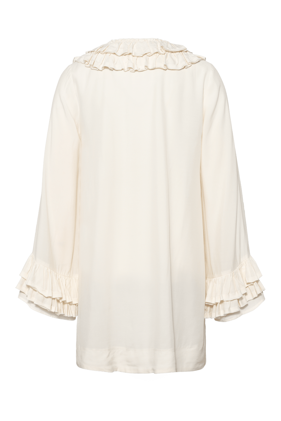Ivorie Studio Dress Riviera Frill Dress - Whisper White