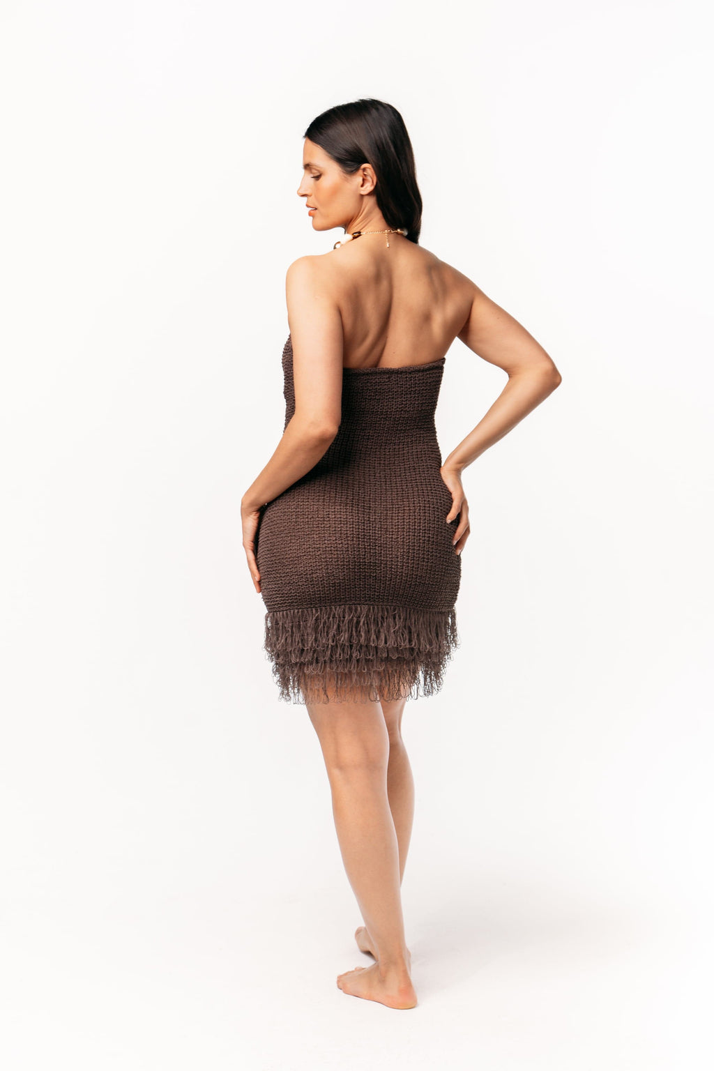 Ivorie Studio Dress Tulum Fringe Dress