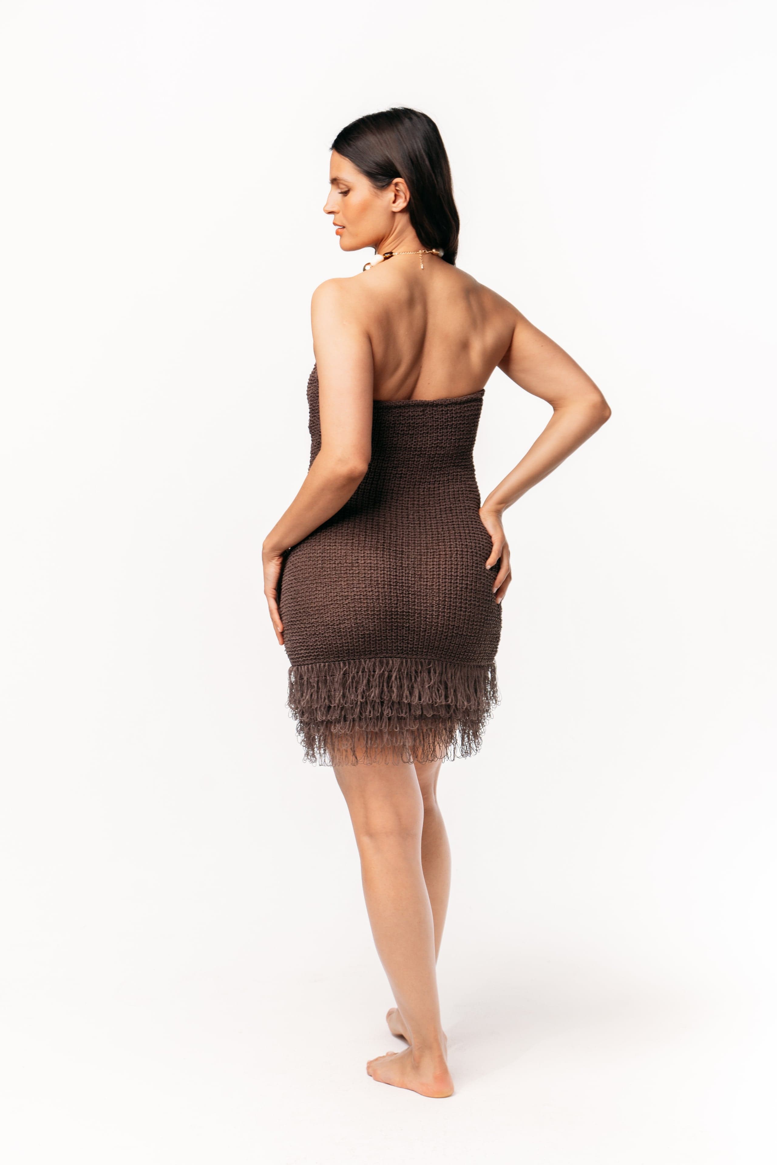 Ivorie Studio Dress Tulum Fringe Dress