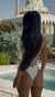 Ivorie Studio Dubai Bikini Bottom - Baby Pink & Logo Print