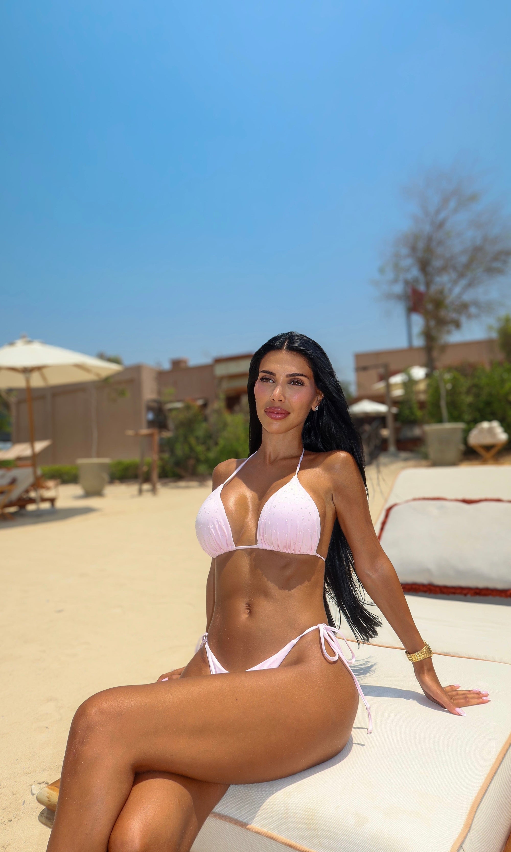 Ivorie Studio Dubai Bikini Top - Baby Pink