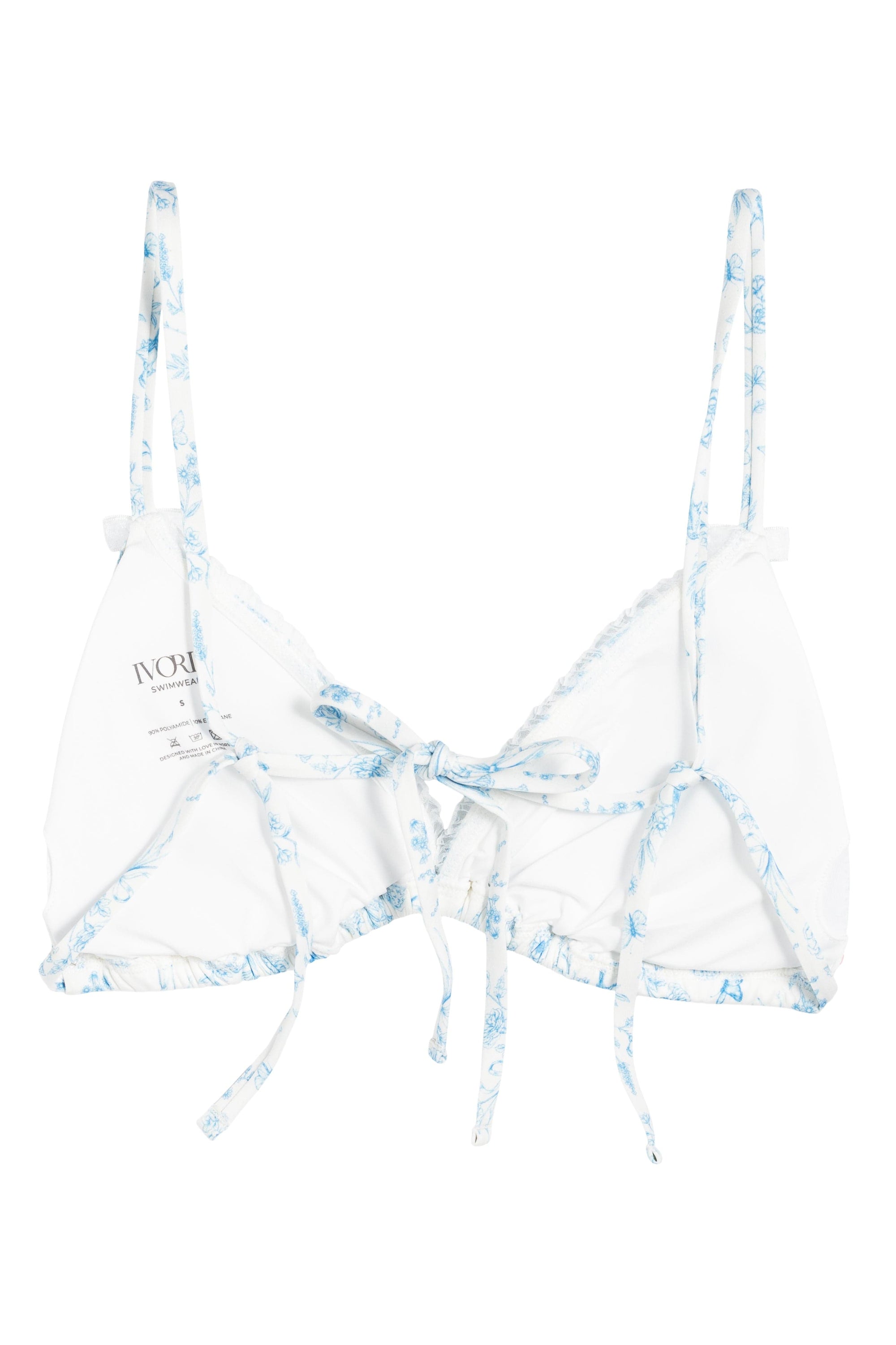 Ivorie Studio Dubai Bikini Top - Porcelain Print