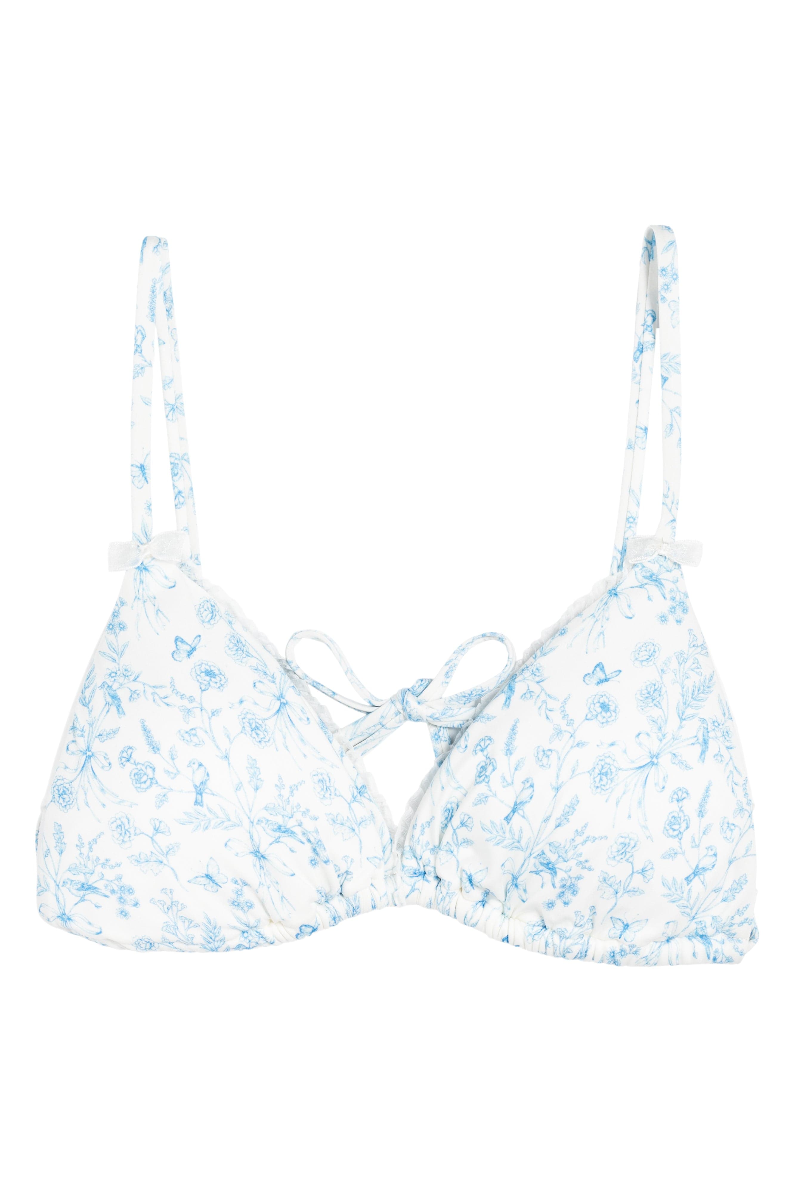 Ivorie Studio Dubai Bikini Top - Porcelain Print