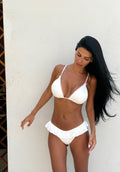 Ivorie Studio Dubai Bikini Top - White Broderie Anglaise