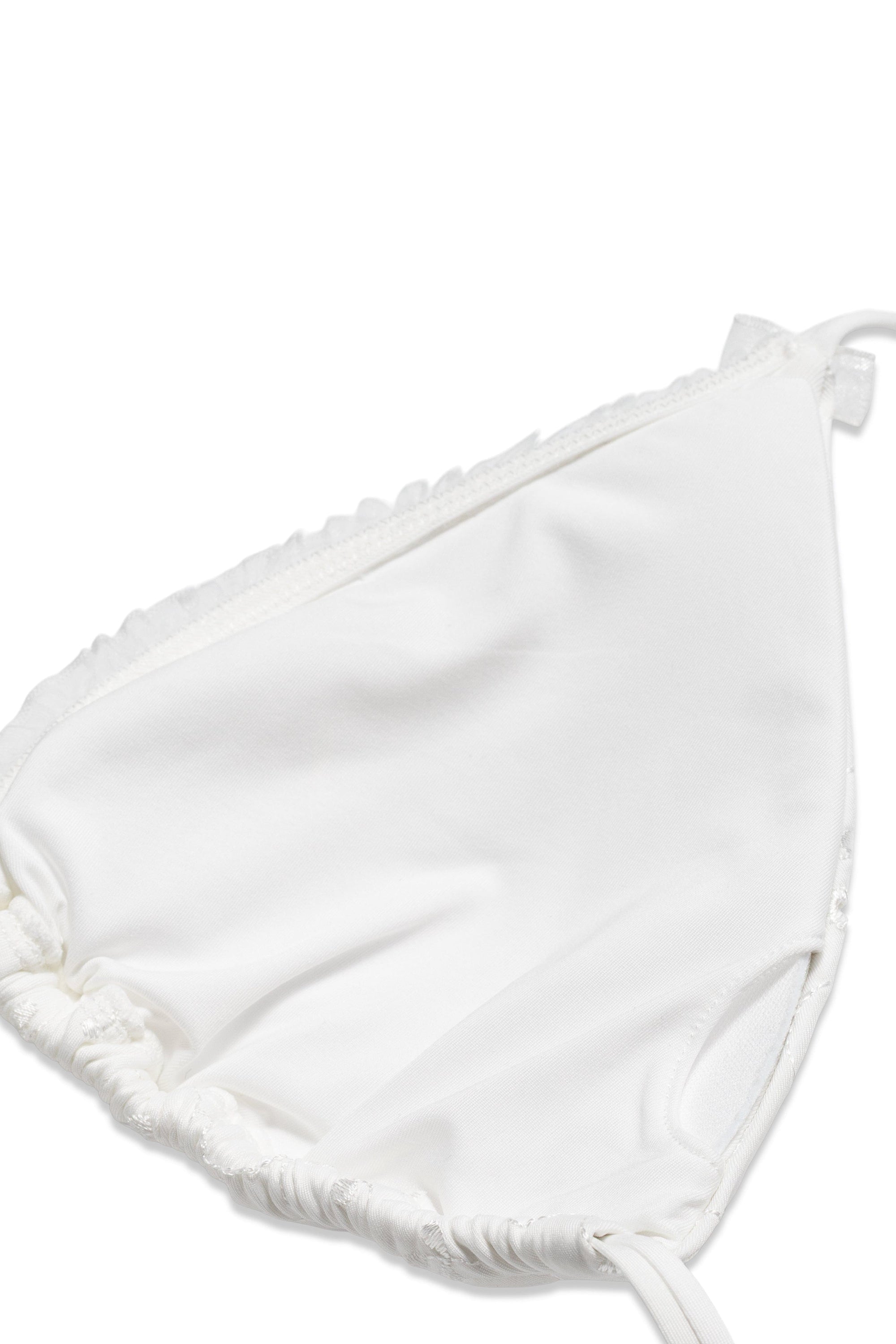 Ivorie Studio Dubai Bikini Top - White Broderie Anglaise