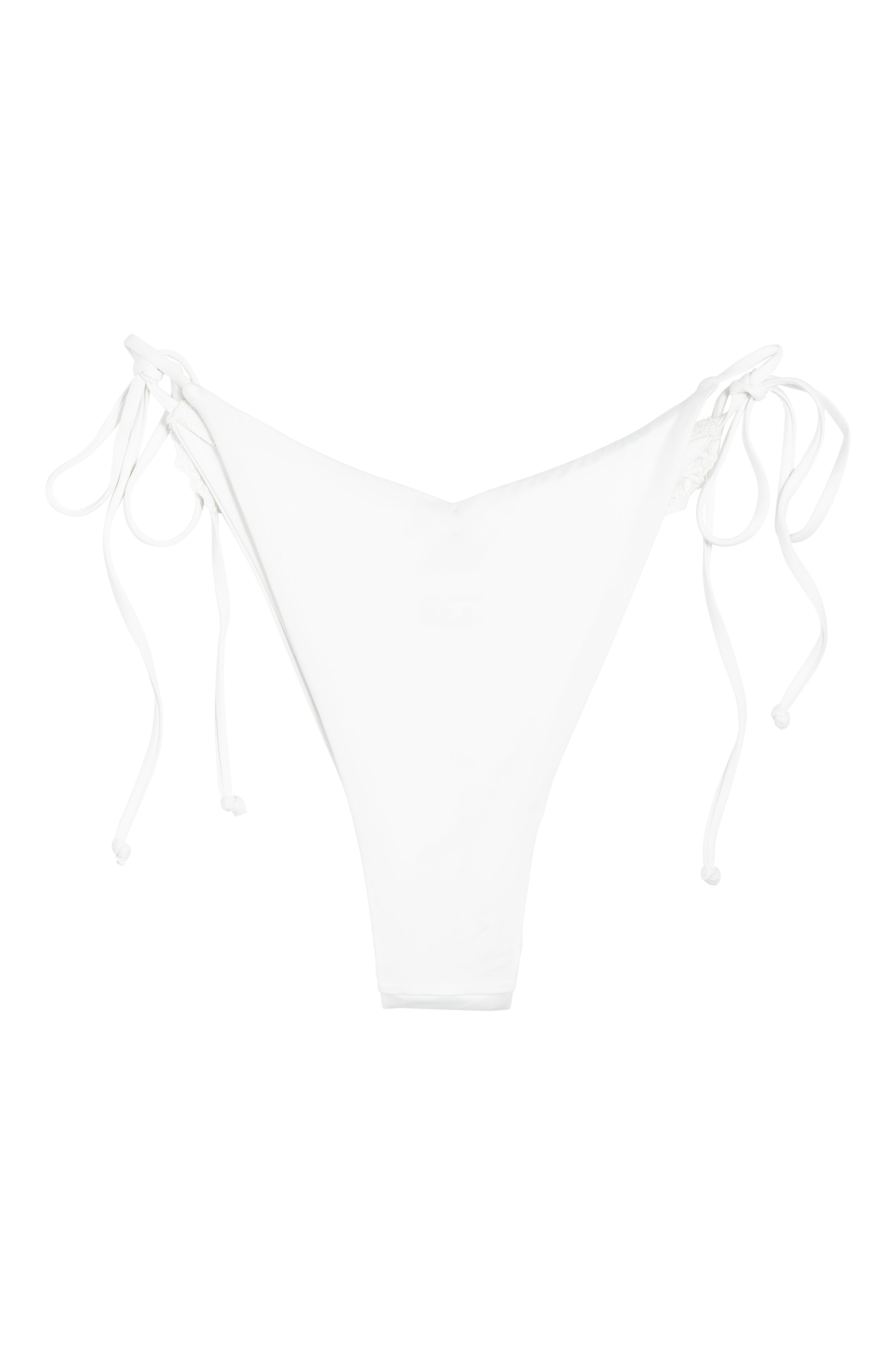 Ivorie Studio Dubai Frill Bikini Bottom - White