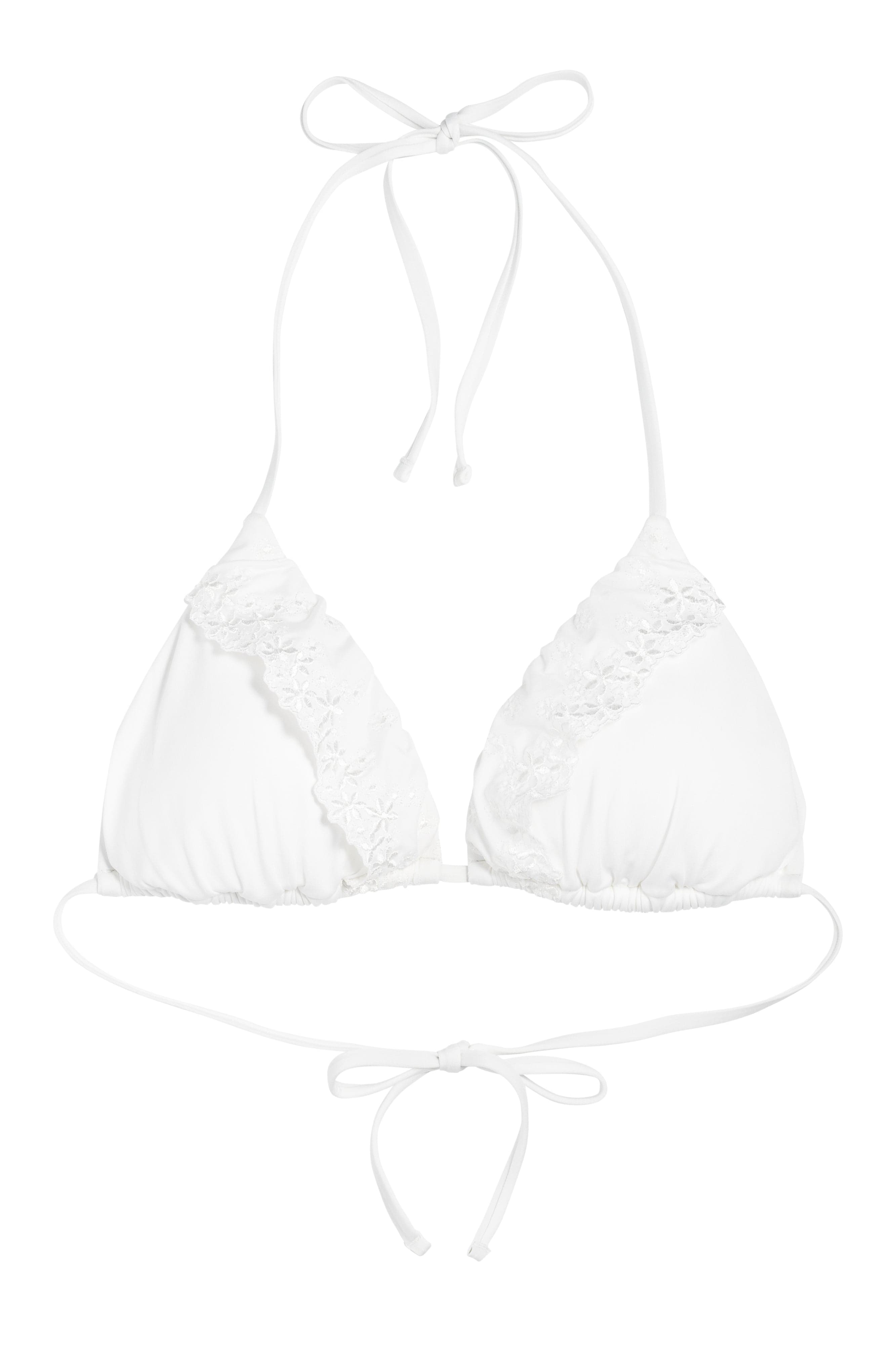 Ivorie Studio Dubai Frill Bikini Top - White