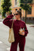 Ivorie Studio Genser Studio Essential Crewneck - Burgundy