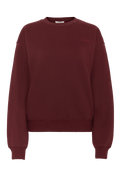 Ivorie Studio Genser Studio Essential Crewneck - Burgundy