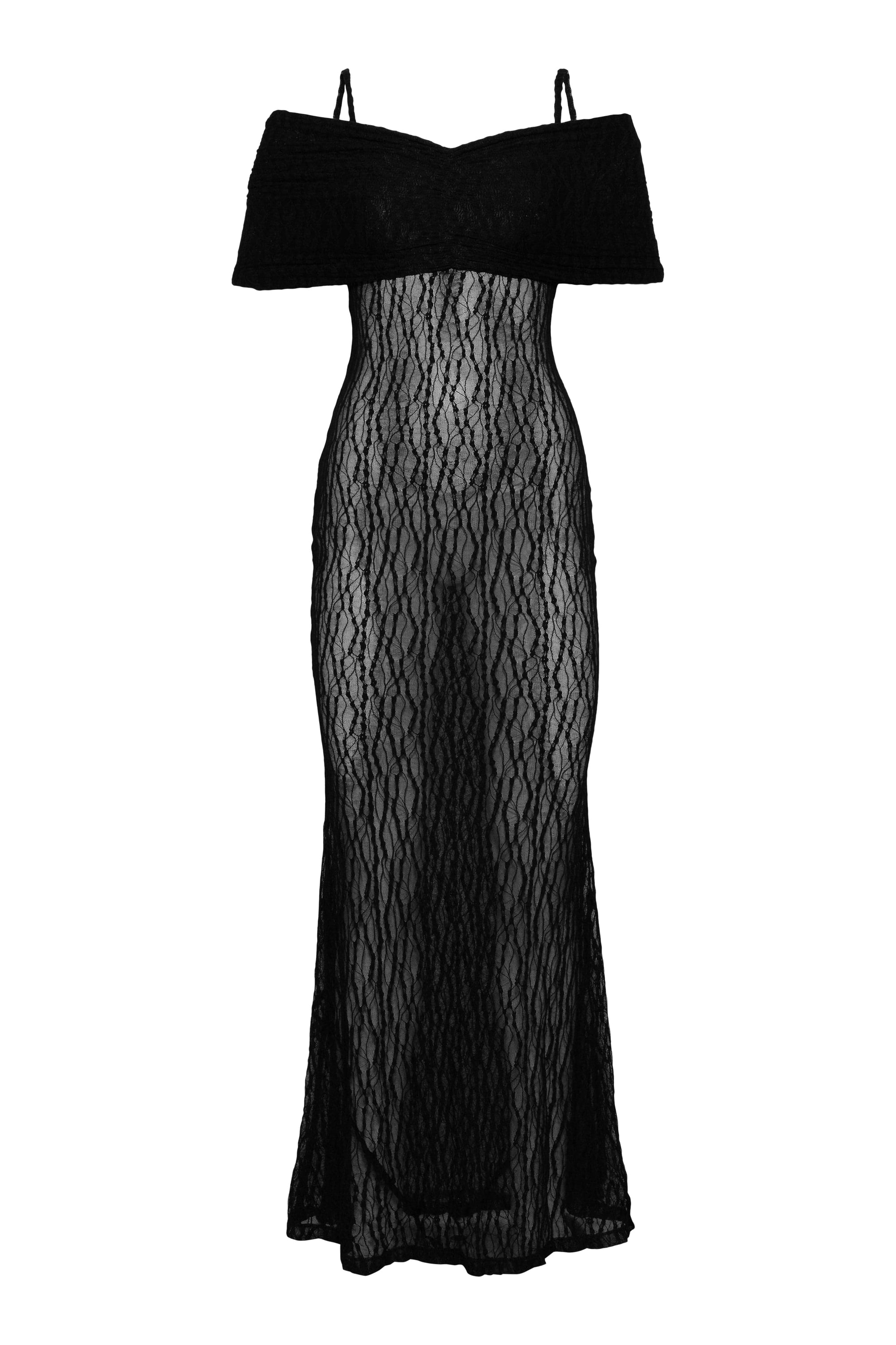 Ivorie Studio Gigi Lace Dress - Black