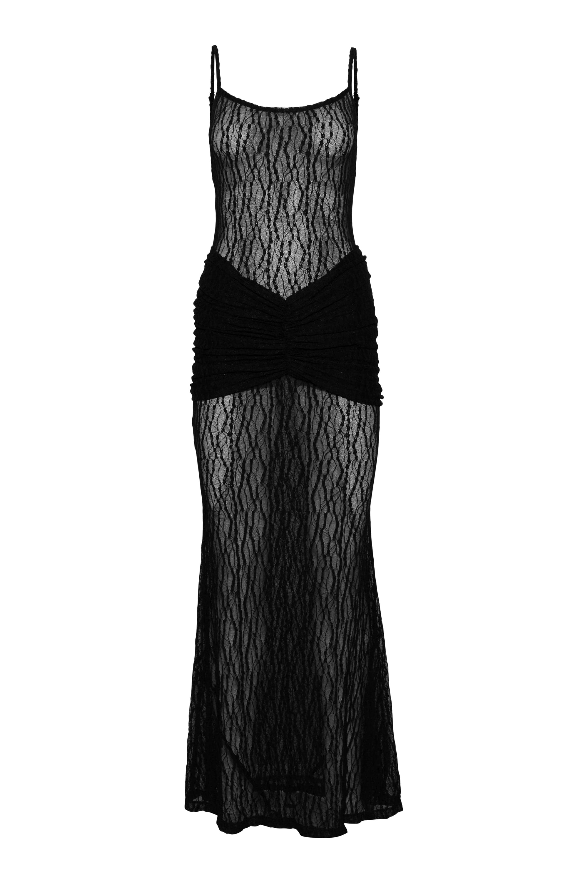 Ivorie Studio Gigi Lace Dress - Black