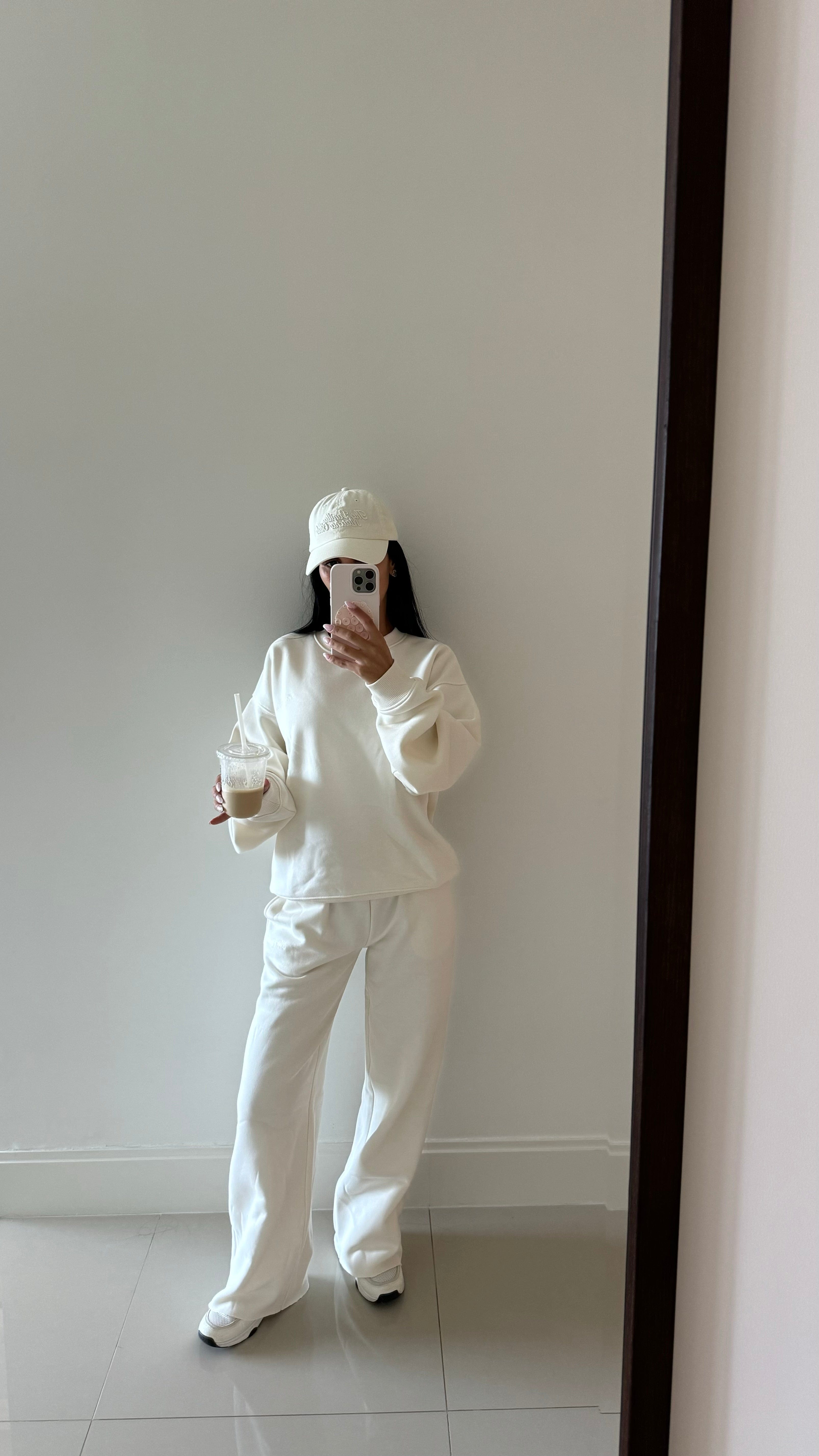 Ivorie Studio One Size / Cream w/ Vanilla Matcha Club Ivorie Cotton Cap - Creme