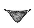 Ivorie Studio Love Heart Thong - Black