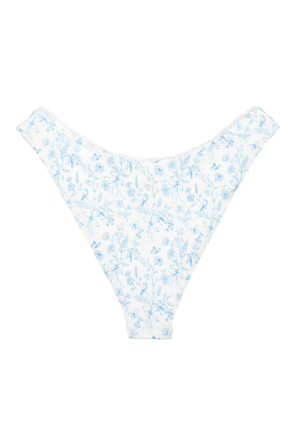 Ivorie Studio Maldives Bikini Bottom - Porcelain Print