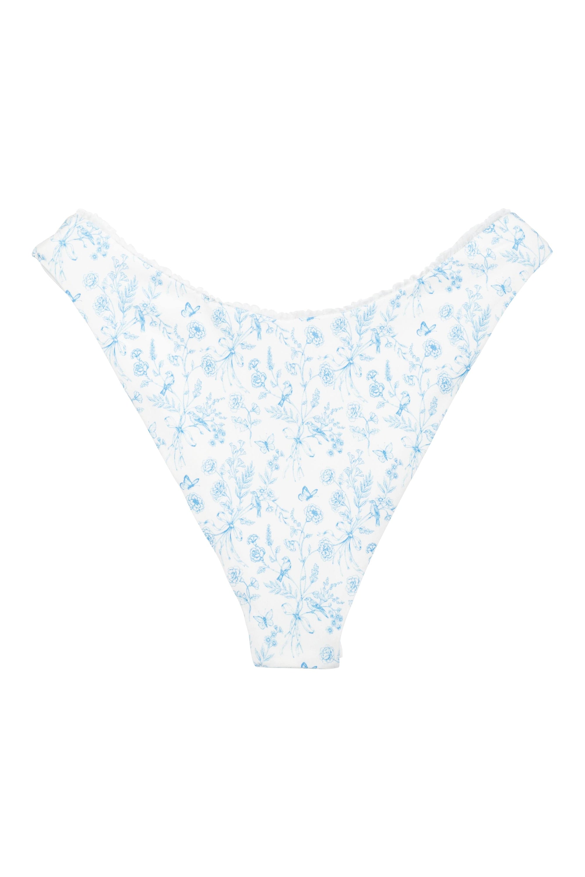 Ivorie Studio Maldives Bikini Bottom - Porcelain Print