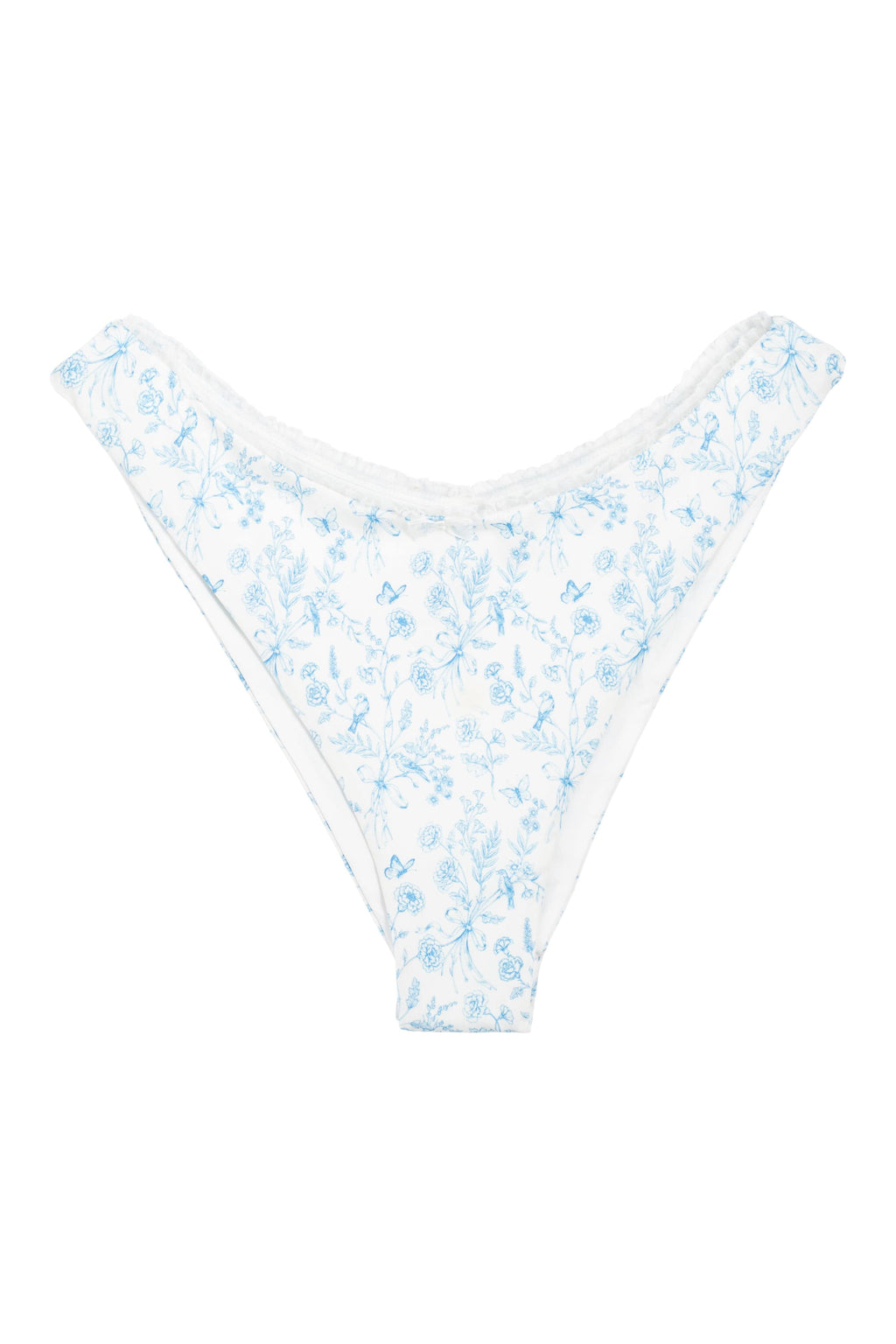 Ivorie Studio Maldives Bikini Bottom - Porcelain Print