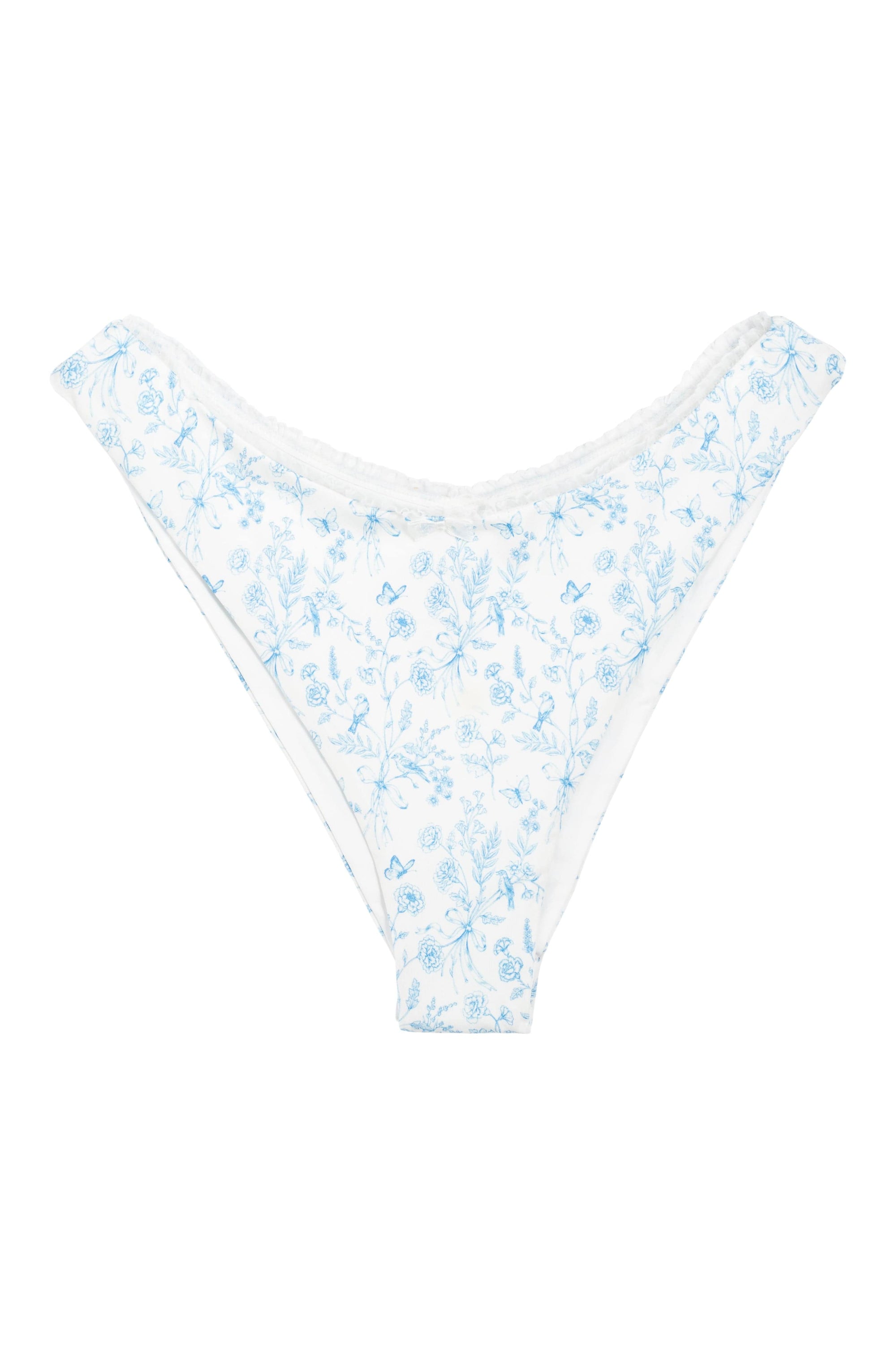 Ivorie Studio Maldives Bikini Bottom - Porcelain Print