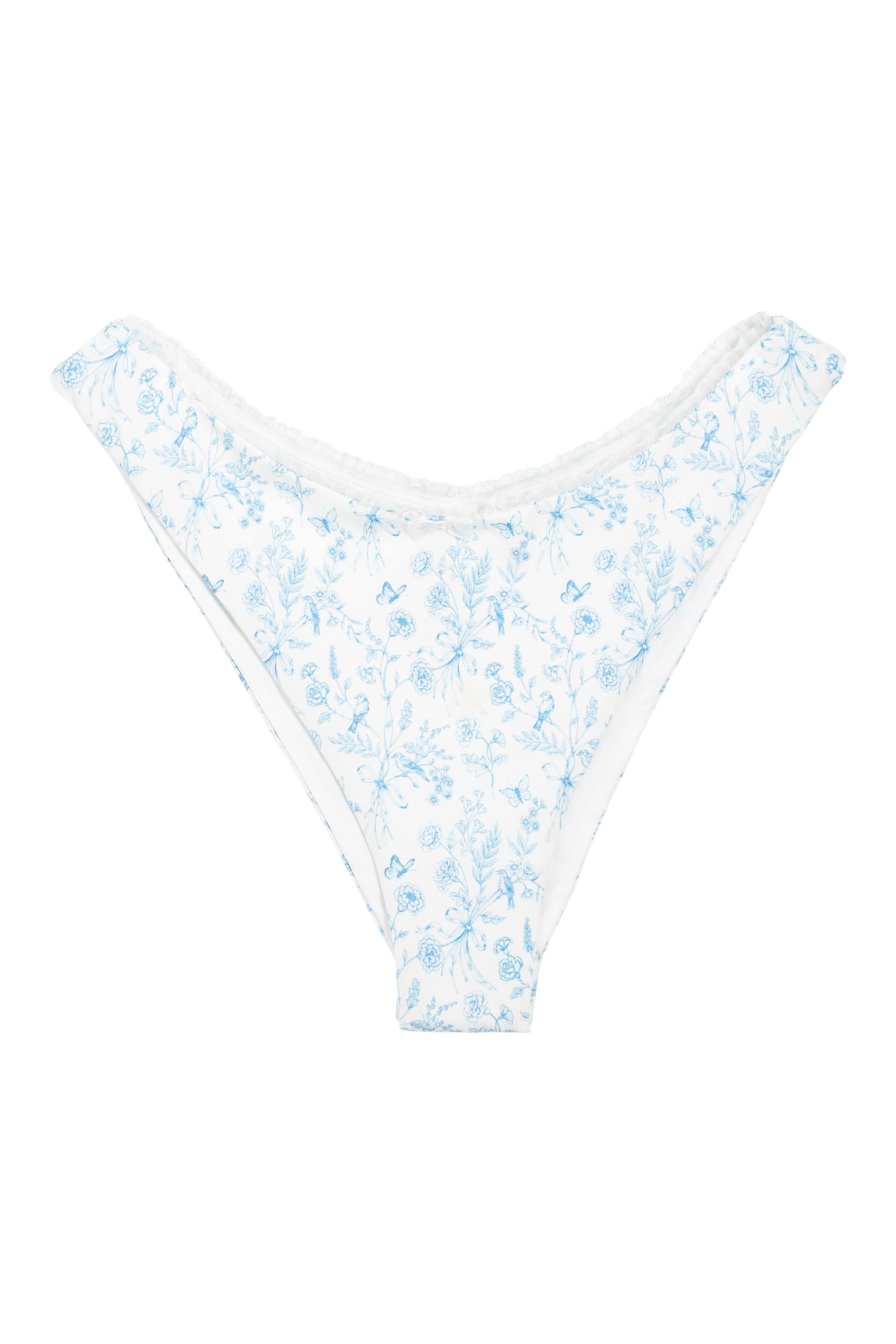 Ivorie Studio Maldives Bikini Bottom - Porcelain Print