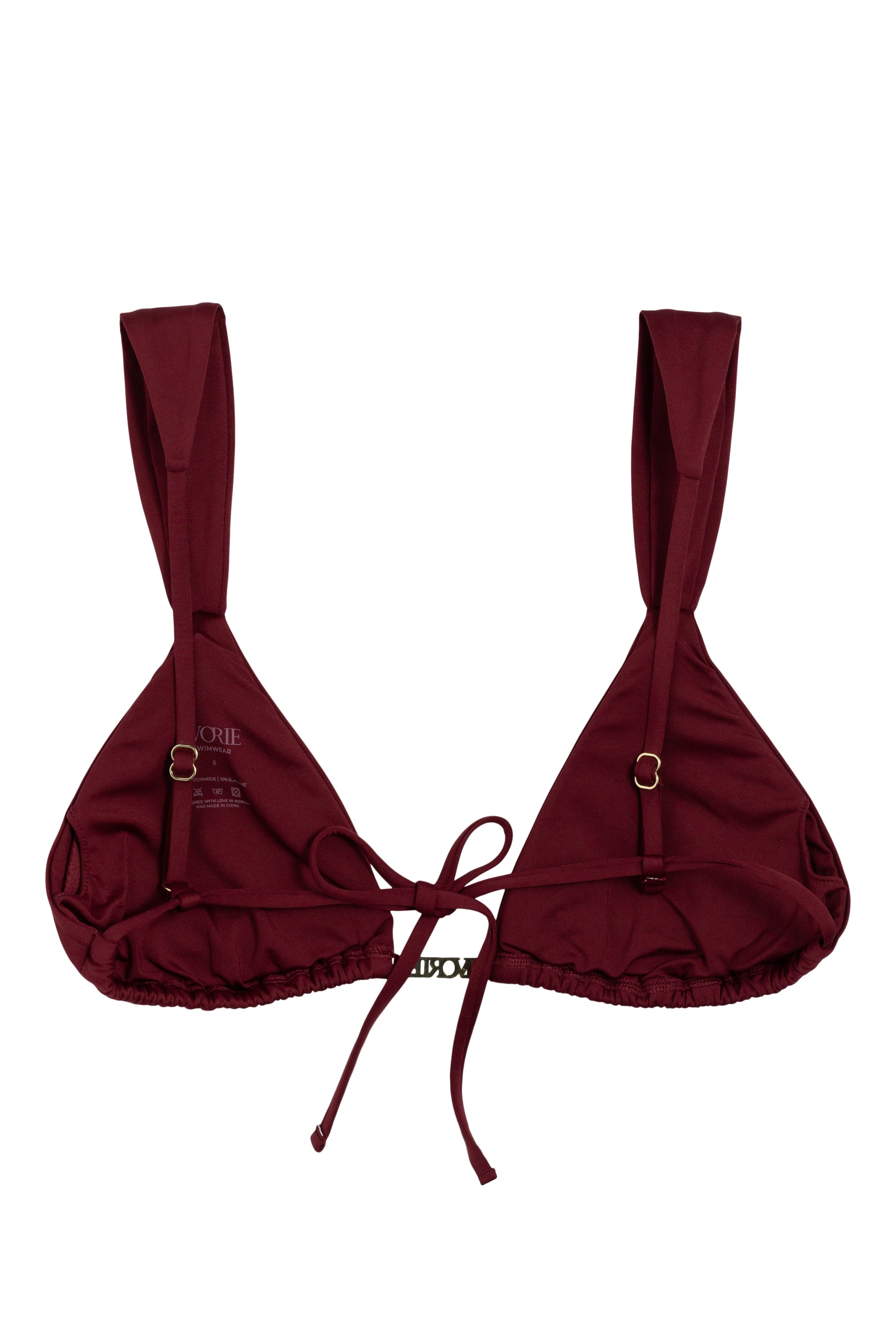 Ivorie Studio Mermaid Top - Burgundy