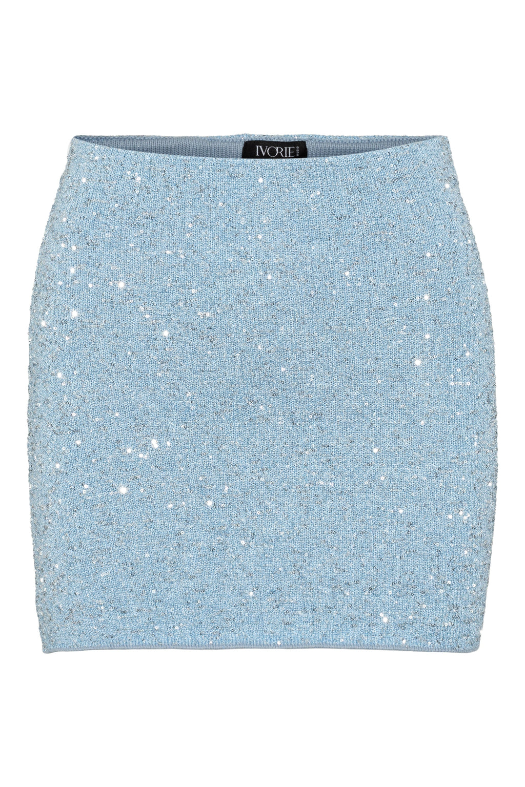 Ivorie Studio Miami Midnight Mini Skirt - Baby Blue