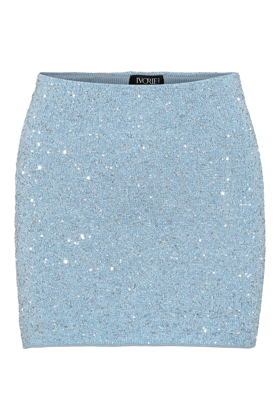 Ivorie Studio Miami Midnight Mini Skirt - Baby Blue