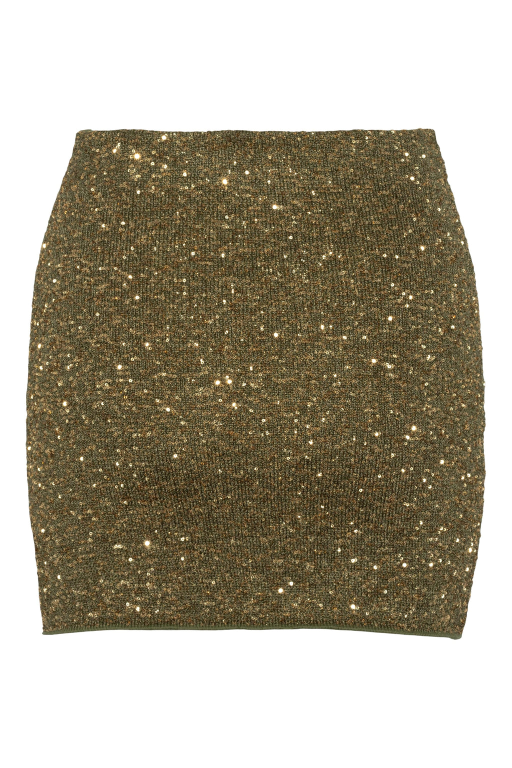Ivorie Studio Miami Midnight Mini Skirt - Leafy Green