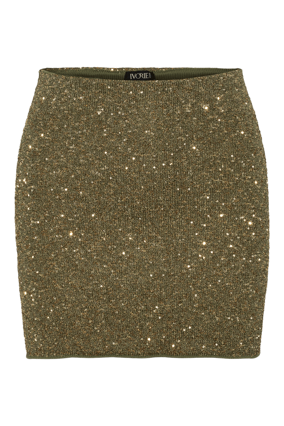 Ivorie Studio Miami Midnight Mini Skirt - Leafy Green