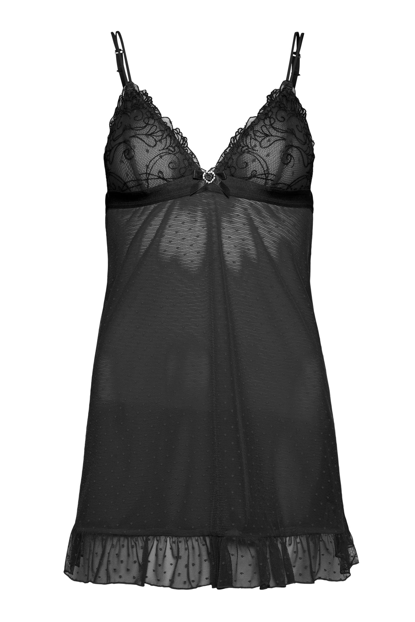 Ivorie Studio Obsessed Babydoll - Black