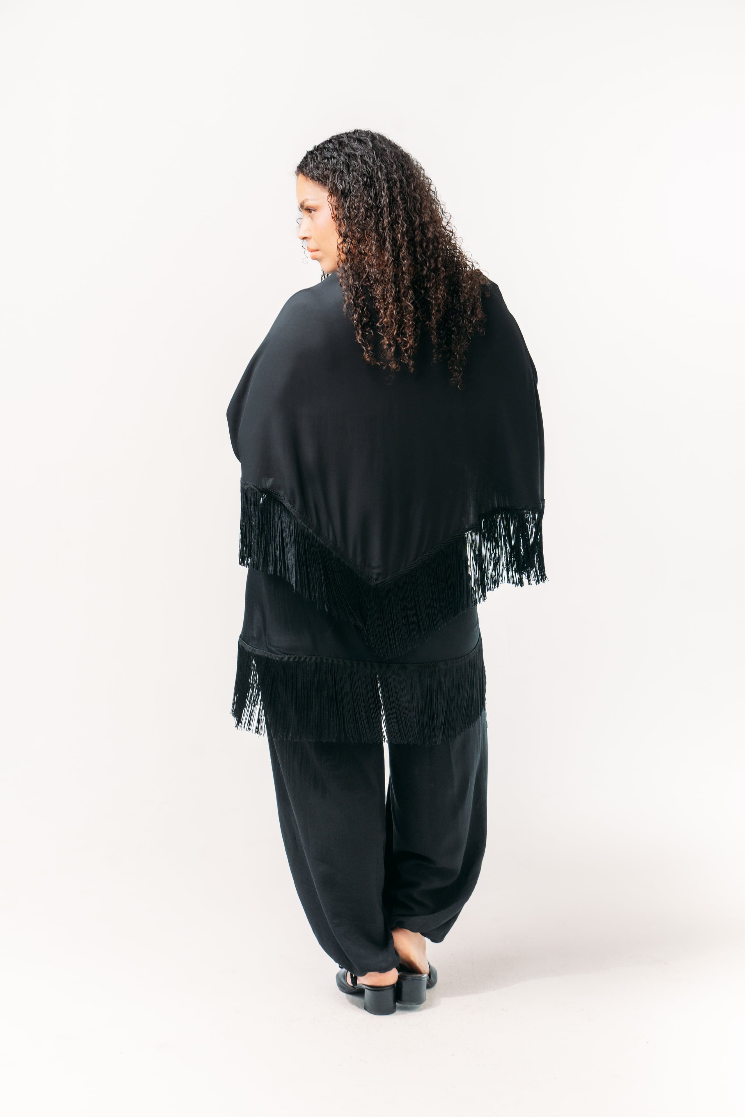 Ivorie Studio Pants Soleil Wide Leg Pants - Black