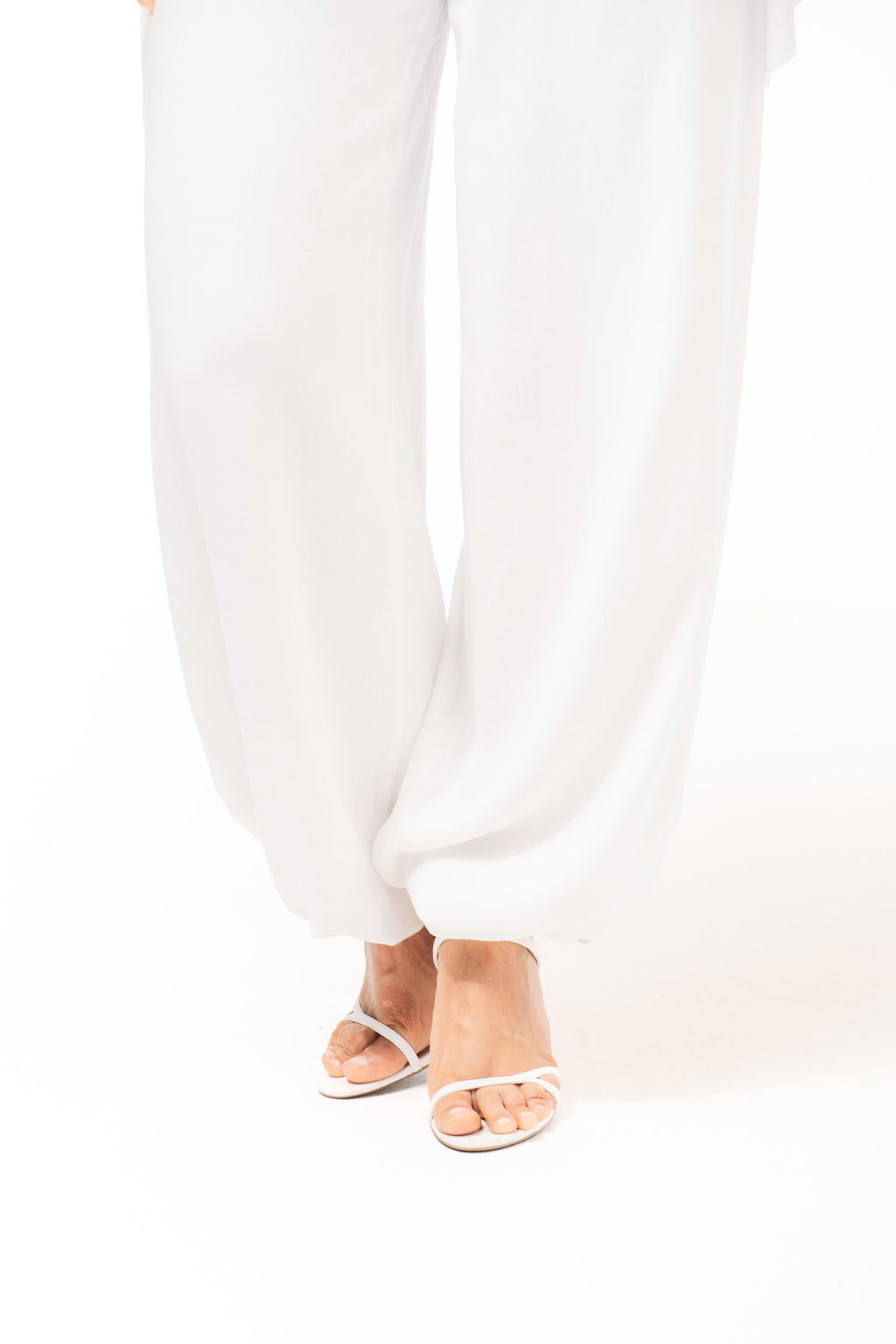 Ivorie Studio Pants Soleil Wide Leg Pants - Off-White