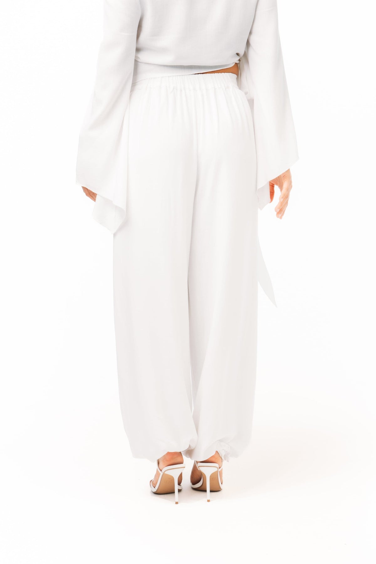 Ivorie Studio Pants Soleil Wide Leg Pants - Off-White