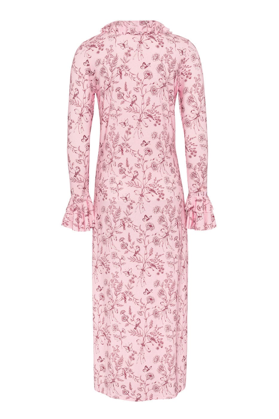 Ivorie Studio pyjamas Mamma Raad Frill Night Gown - Porcelain Printed