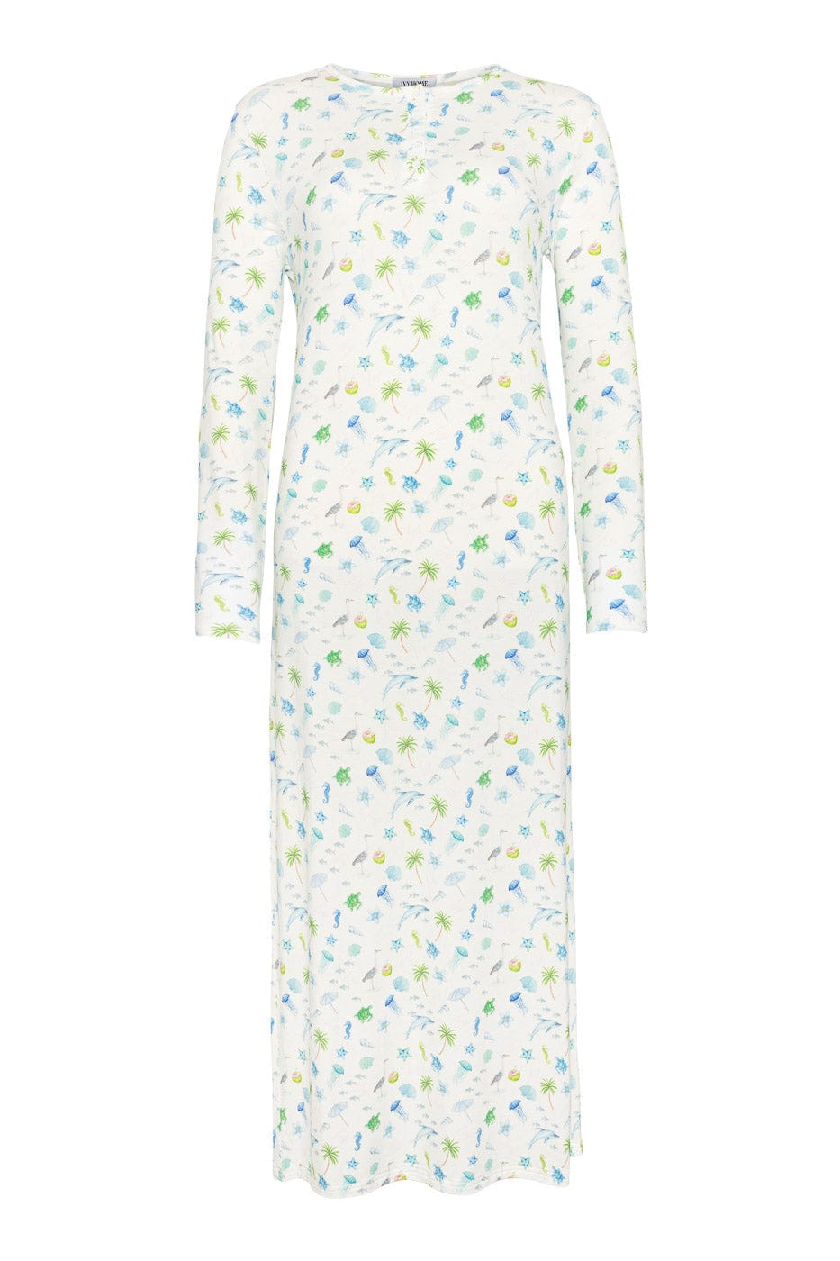 Ivorie Studio pyjamas Mamma Raad Night Gown - Maldives Print