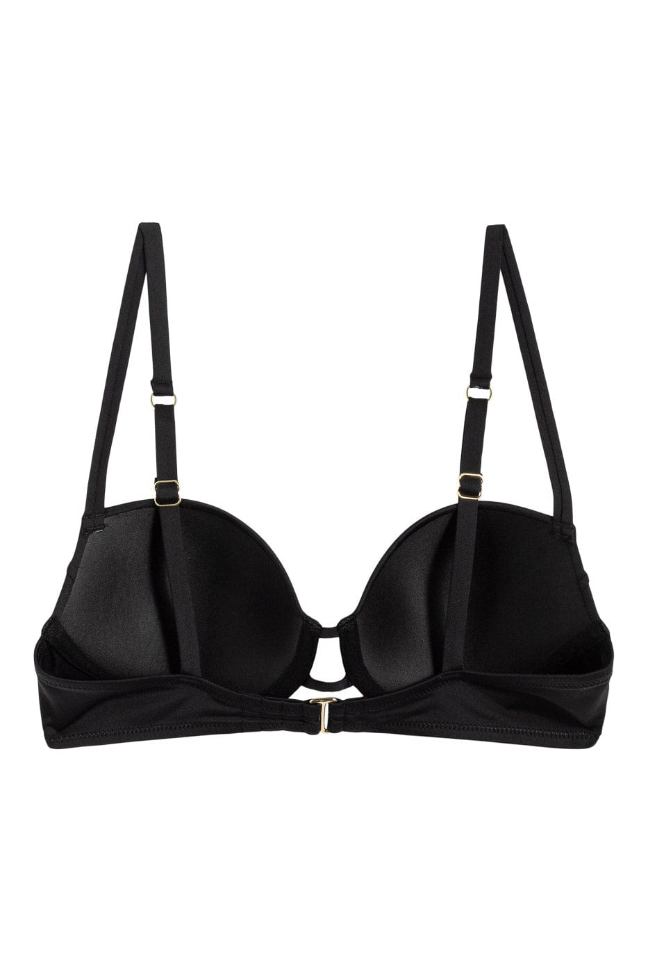 Ivorie Studio Resort Push-Up Bikini Top - Tropical Midnight Black