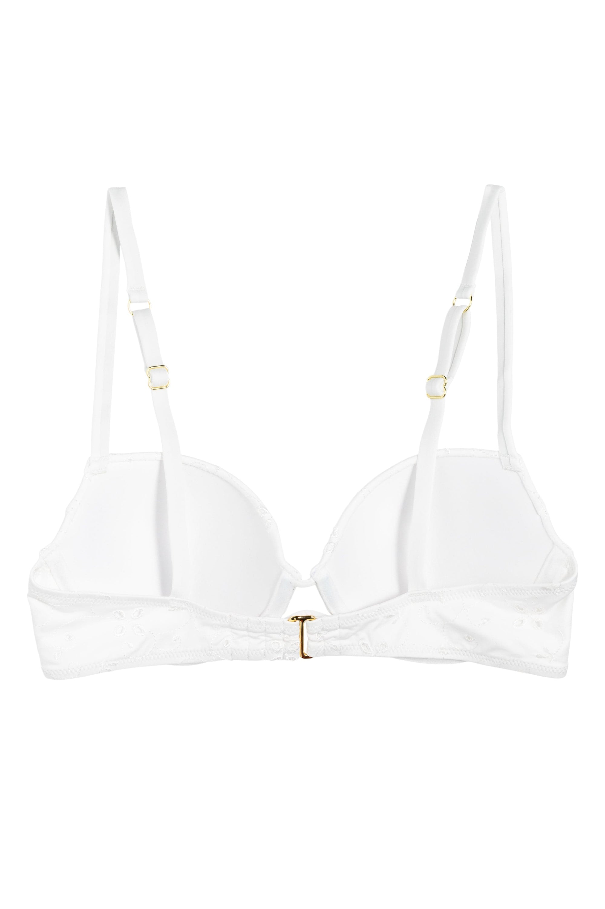 Ivorie Studio Resort Push-Up Bikini Top - White