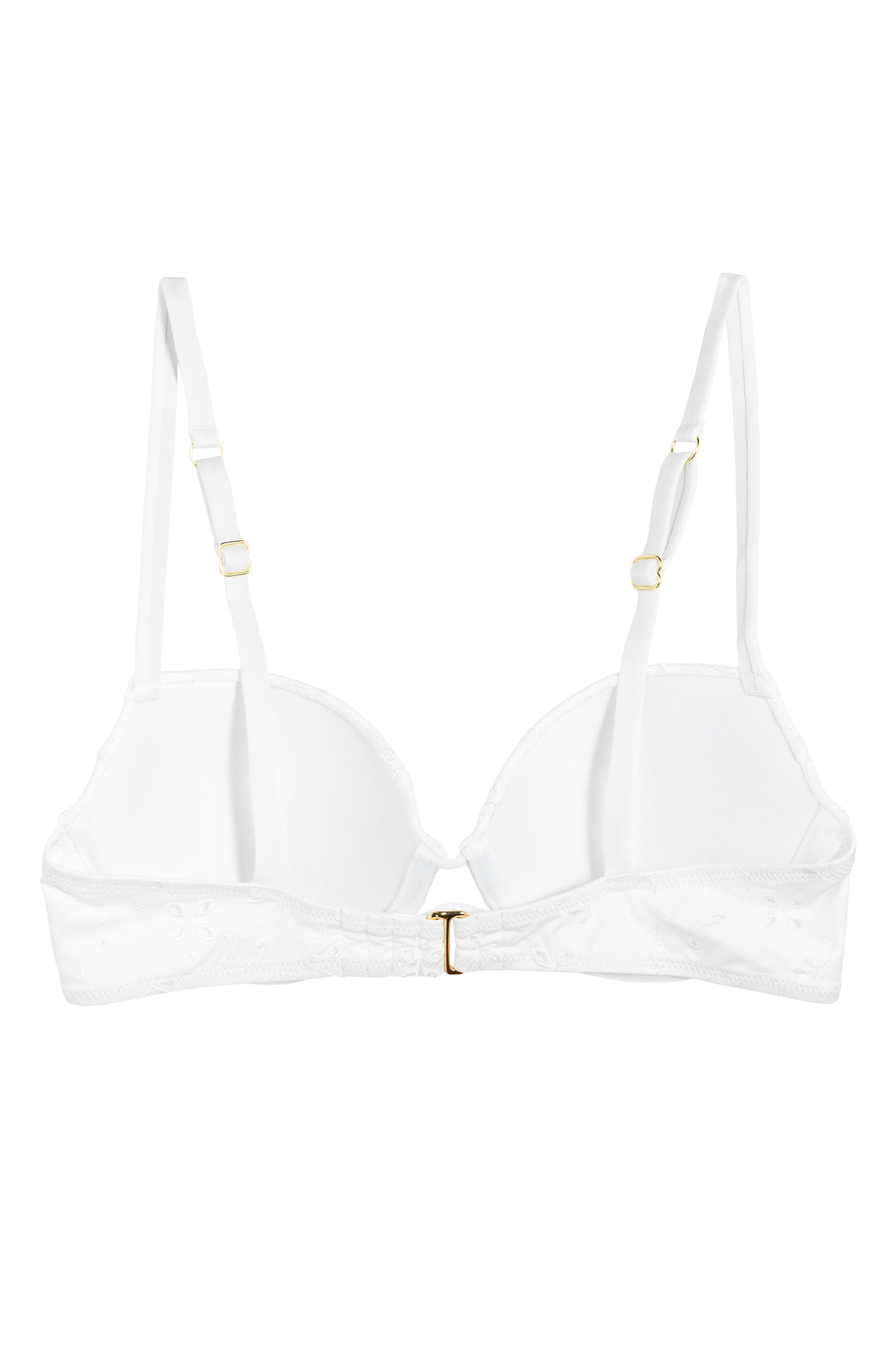 Ivorie Studio Resort Push-Up Bikini Top - White