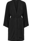 Ivorie Studio Robe Soft Sleep Robe - Short - Black