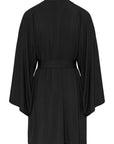 Ivorie Studio Robe Soft Sleep Robe - Short - Black