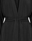 Ivorie Studio Robe Soft Sleep Robe - Short - Black