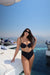 Ivorie Studio Santorini Mid Waist Bikini Bottom - Black