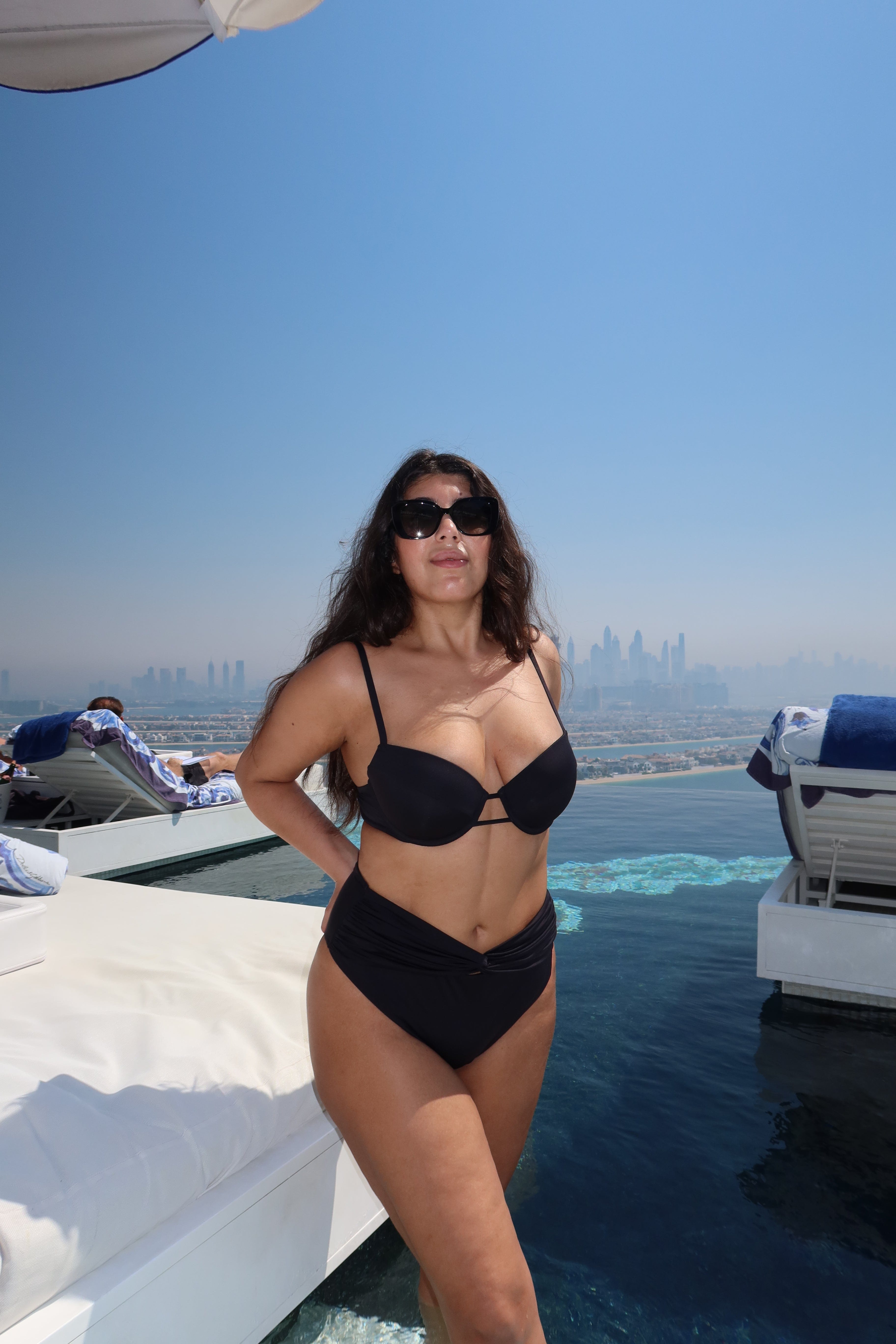 Ivorie Studio Santorini Mid Waist Bikini Bottom - Black