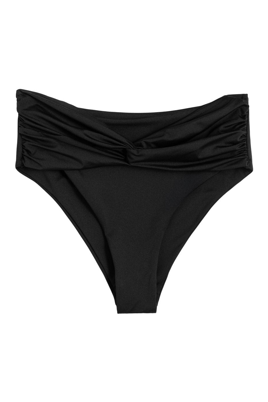 Ivorie Studio Santorini Mid Waist Bottom - Tropcial Midnight Black