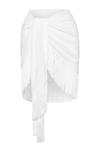  Golden Tides Fringe Sarong - Off-White