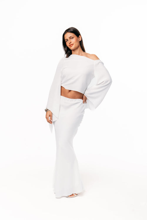 Ivorie Studio Skirt Isola Maxi Skirt - Off-White